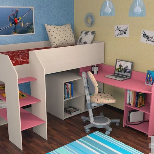 Кровать-чердак «Теремок-2»